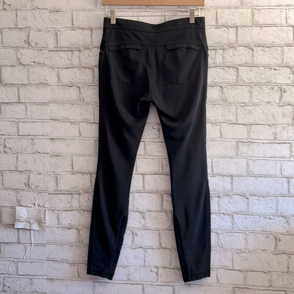 Athleta Ponte Moto 2 Skinny Pant Black Size 4 Stretch Wrinkle Resistant Packable - Picture 5 of 15